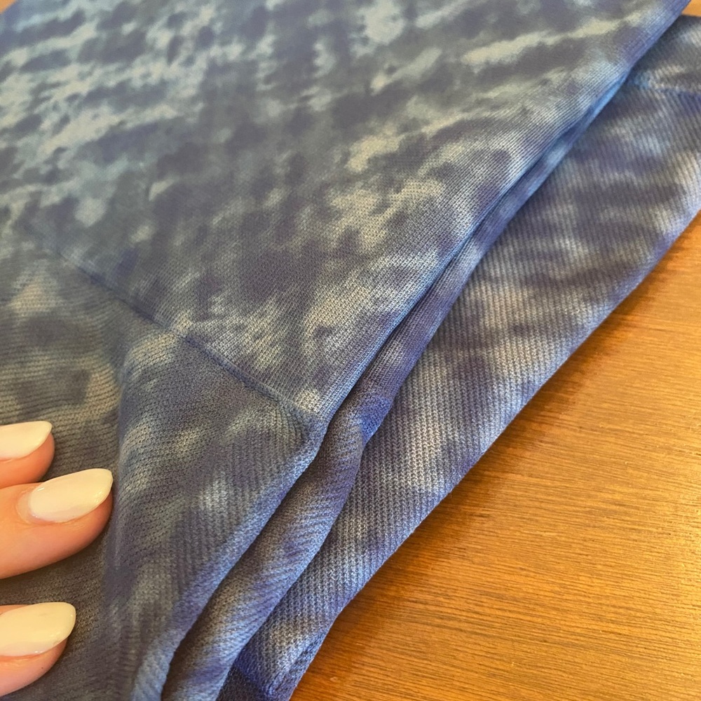 Spanx Look at Me Now Cropped Leggings Blue 1X - Picture 3 of 6